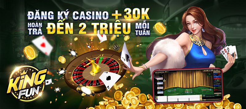 Casino thưởng đăng ký mới giftcode 30,000 King